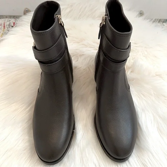 NEW Tory Burch Gemini Link Brown Leather Boots